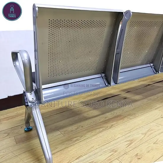 Office Bench : 4-Seater Linked Reception or Waiting Bench