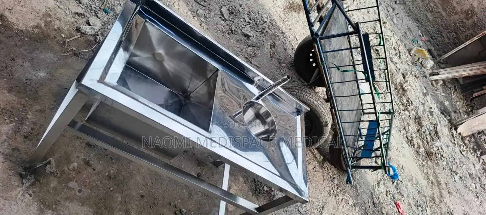 High Quality, Stainless Steel, Hospital Sluice Sink