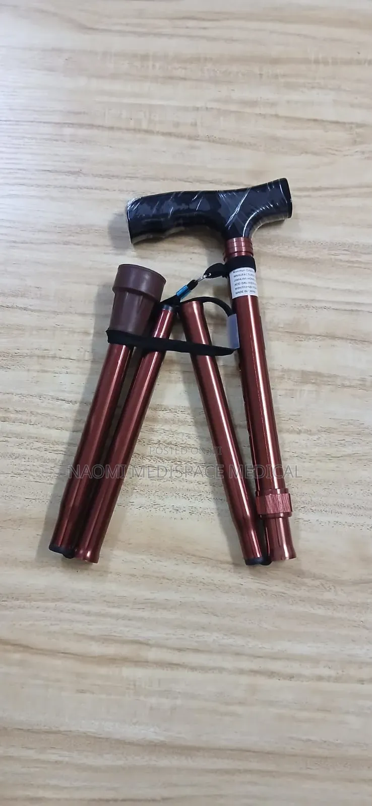 Lightweight, Comfortable, Foldable Walking Stick