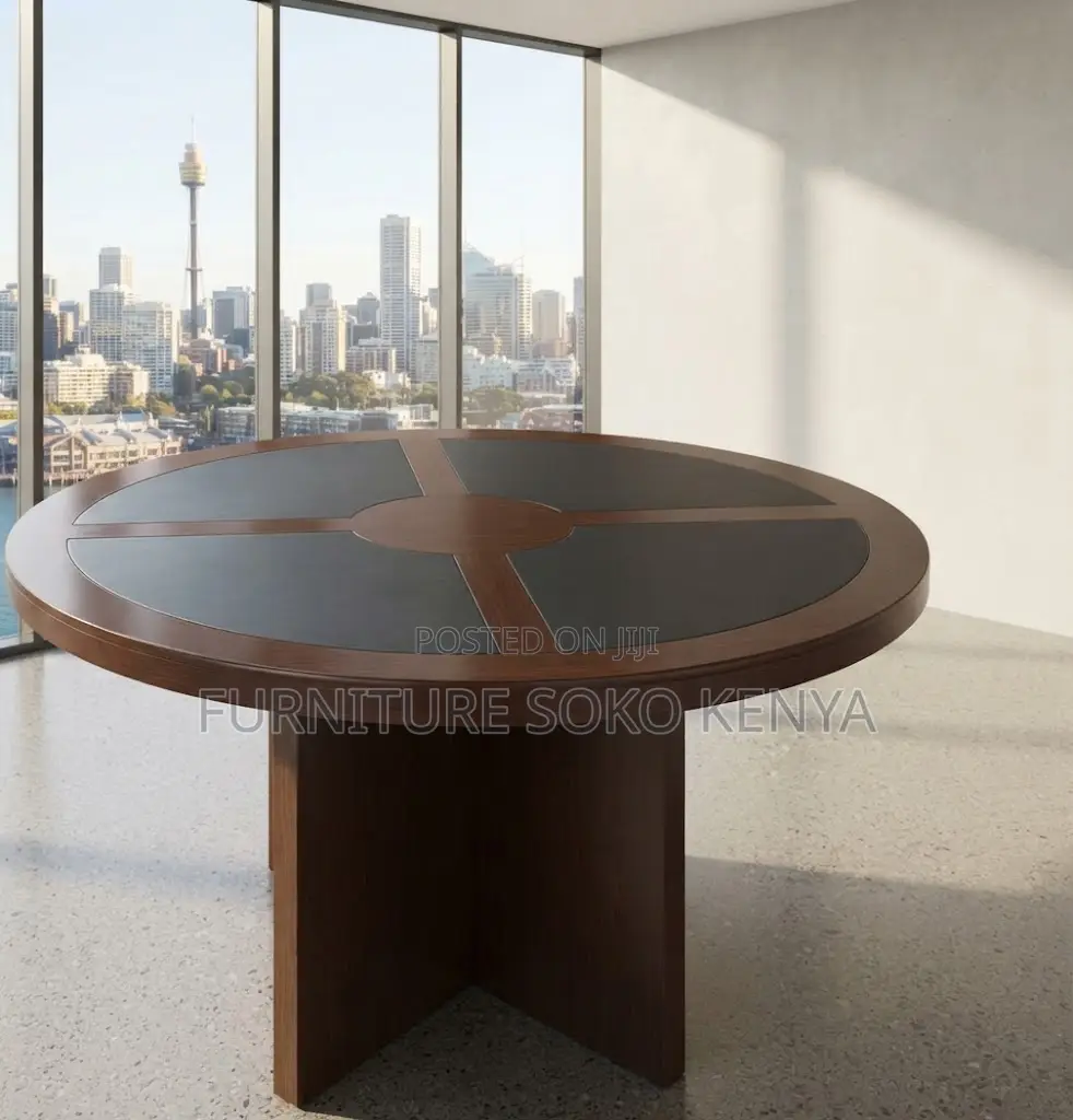 Boardroom Table; 1200MM Executive Round Boardroom Table