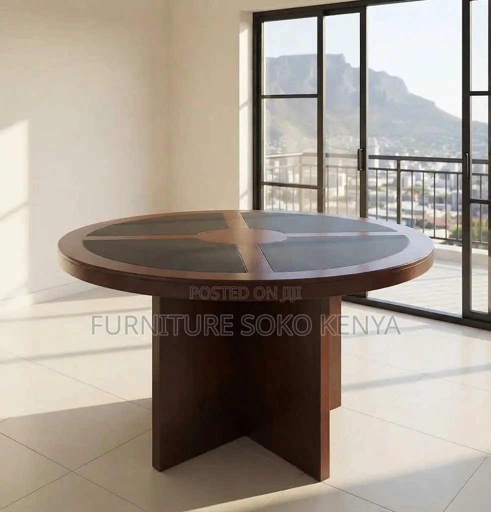 Boardroom Table; 1200MM Executive Round Boardroom Table