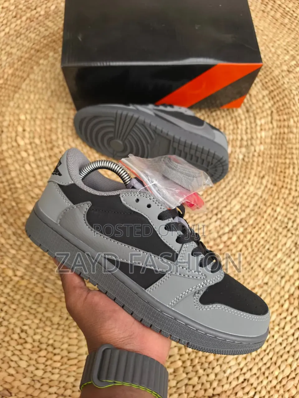 Air Jordan 1 Travis Scott Black Grey