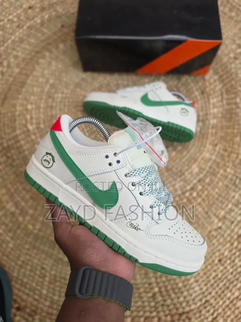 Nike Sb Dunk White and Green