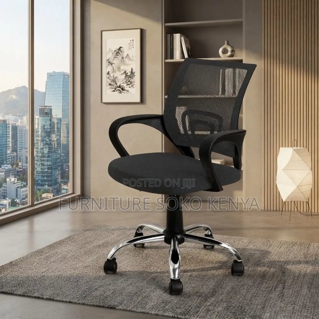 Office Chairs; Office Secretaries Chair With Medium Support Back