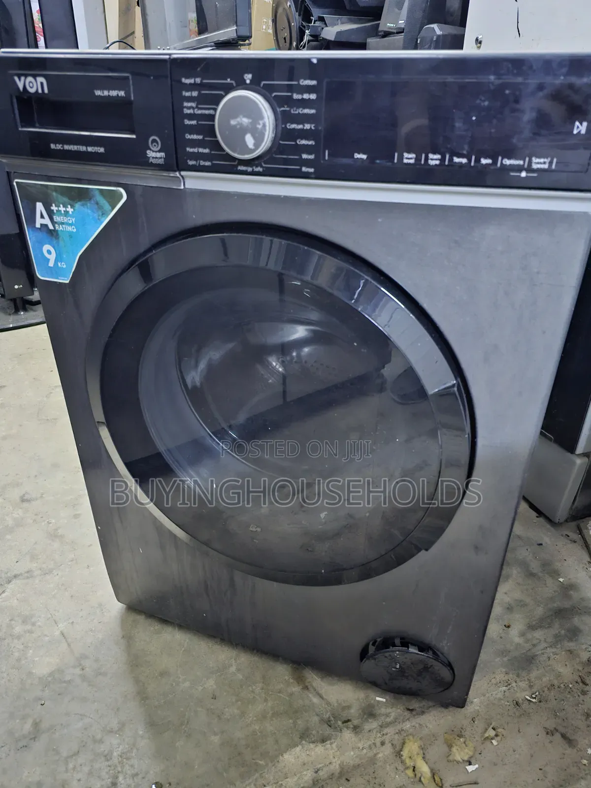 Von 9kg Front Load Washing Machine Wash/Spin