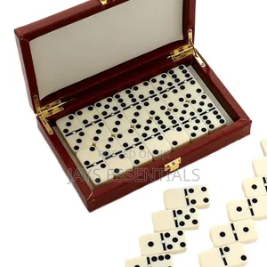 Leather Case Dominos Board Game Gift