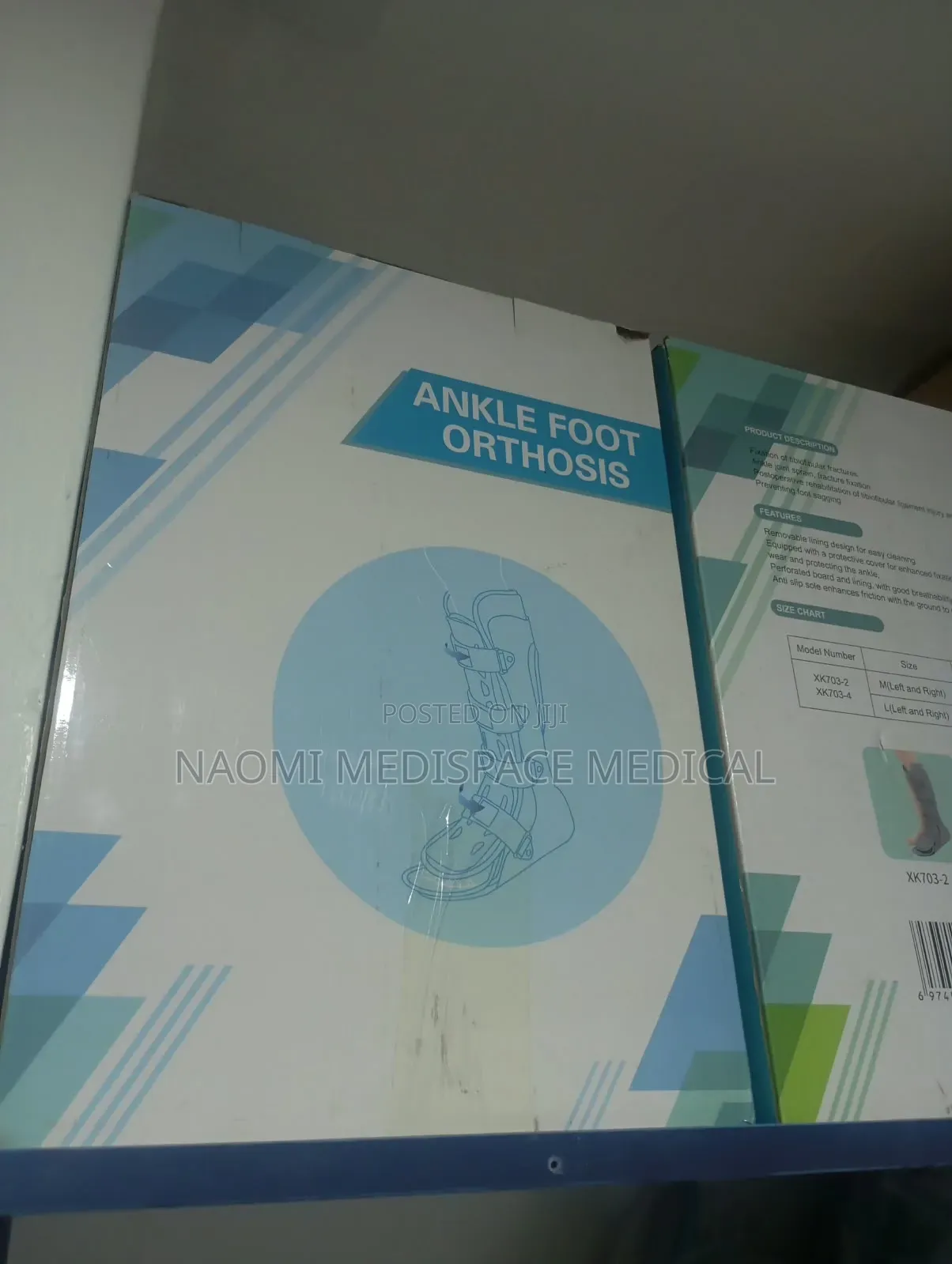 Comfortable,Orthopedic Ankle Foot Orthosis -Improves Walking Stability