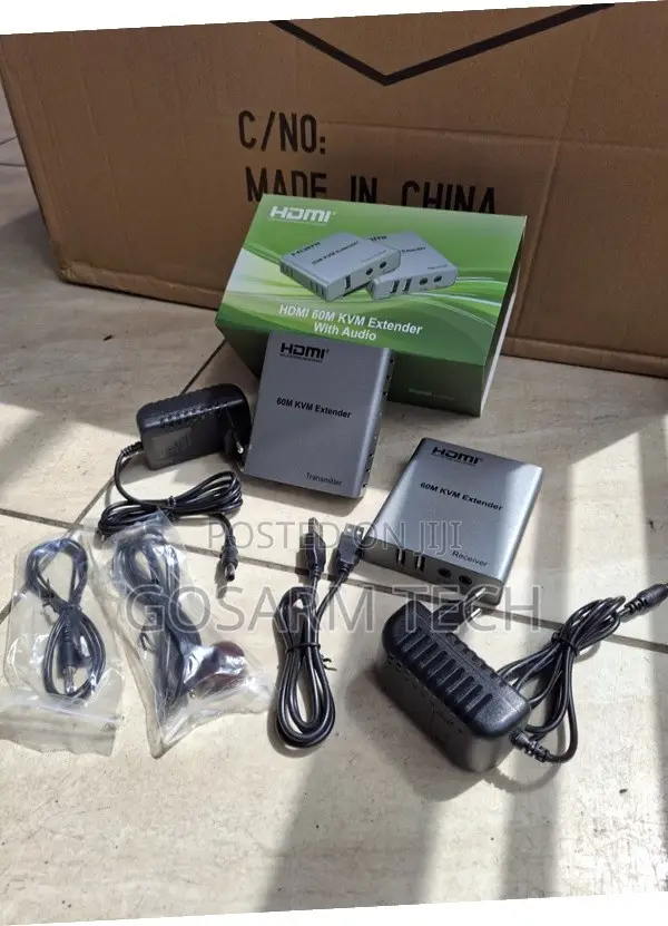 60M HDMI Extender With Cat6 Connectivity ,USB Keyboard Mouse Support