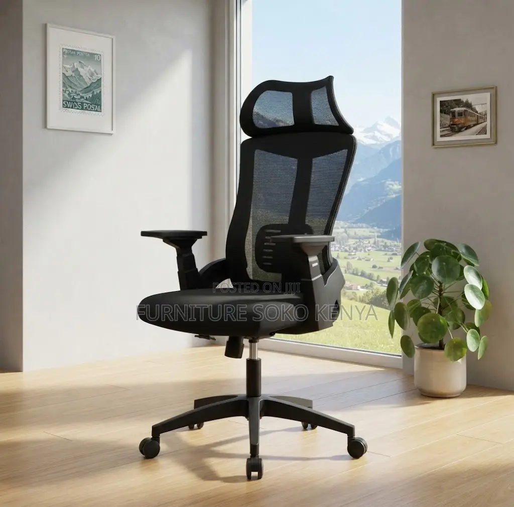 Office Chair; Lama Executive Ergonomic High-Back Chair