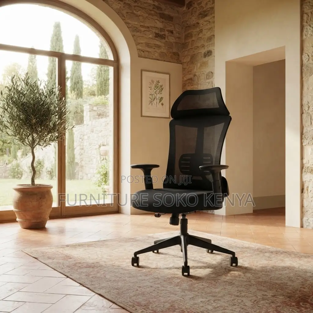 Office Chair; Lama Executive Ergonomic High-Back Chair