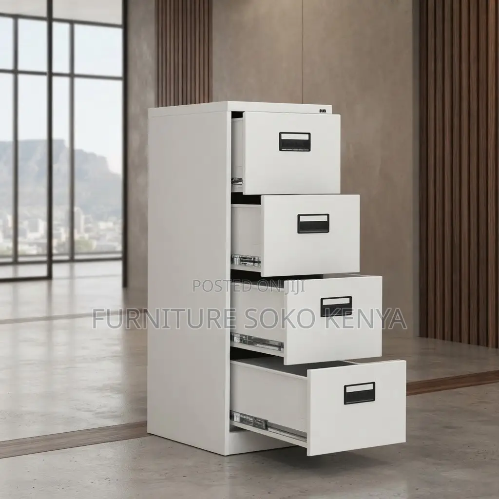 Office Cabinet; 4-Drawer File Staffroom Office Cabinet