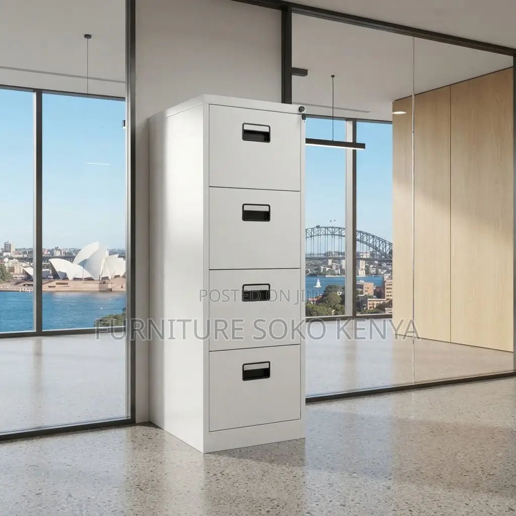 Office Cabinet; 4-Drawer File Staffroom Office Cabinet
