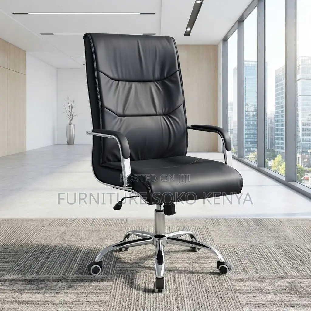 Office Chair: Boss Computer Leather Seat for Office Home