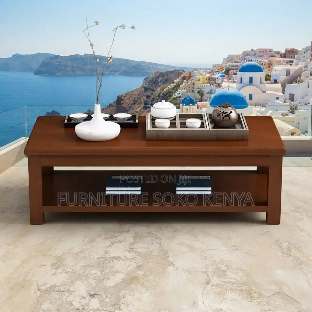 Coffee Table; Classy Mahogany Coffee Table for Executives