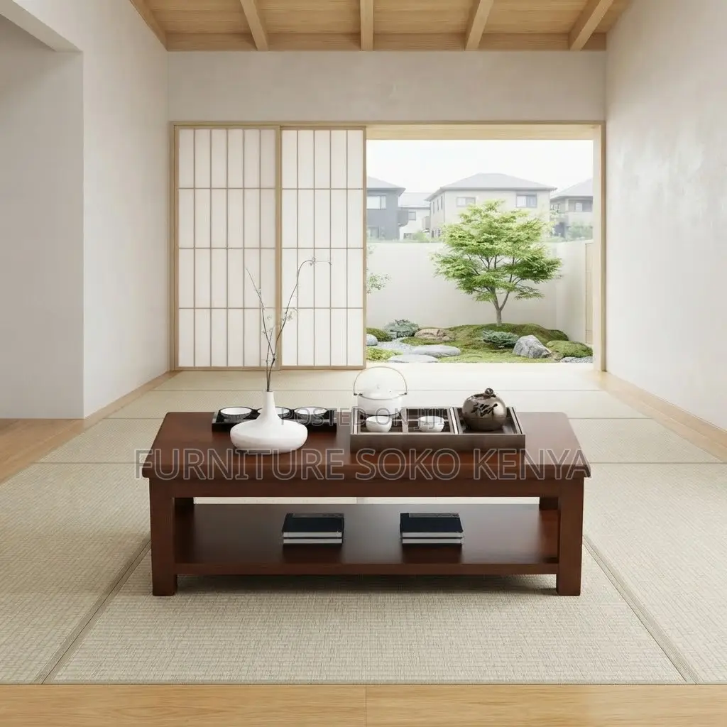Coffee Table; Classy Mahogany Coffee Table for Executives