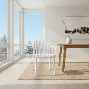 Home Chair: Nordic Style Dining Chair With Ergonomic Design