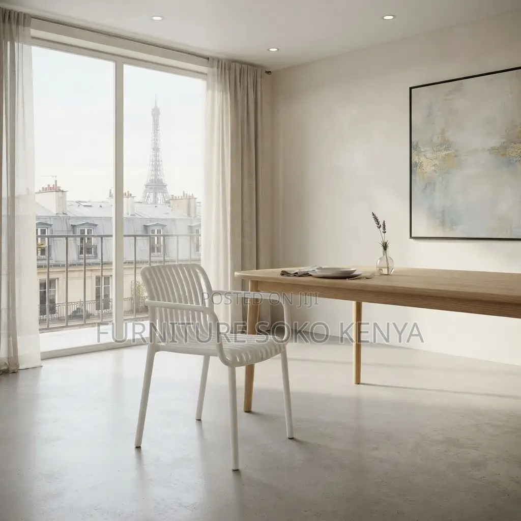 Home Chair: Nordic Style Dining Chair With Ergonomic Design