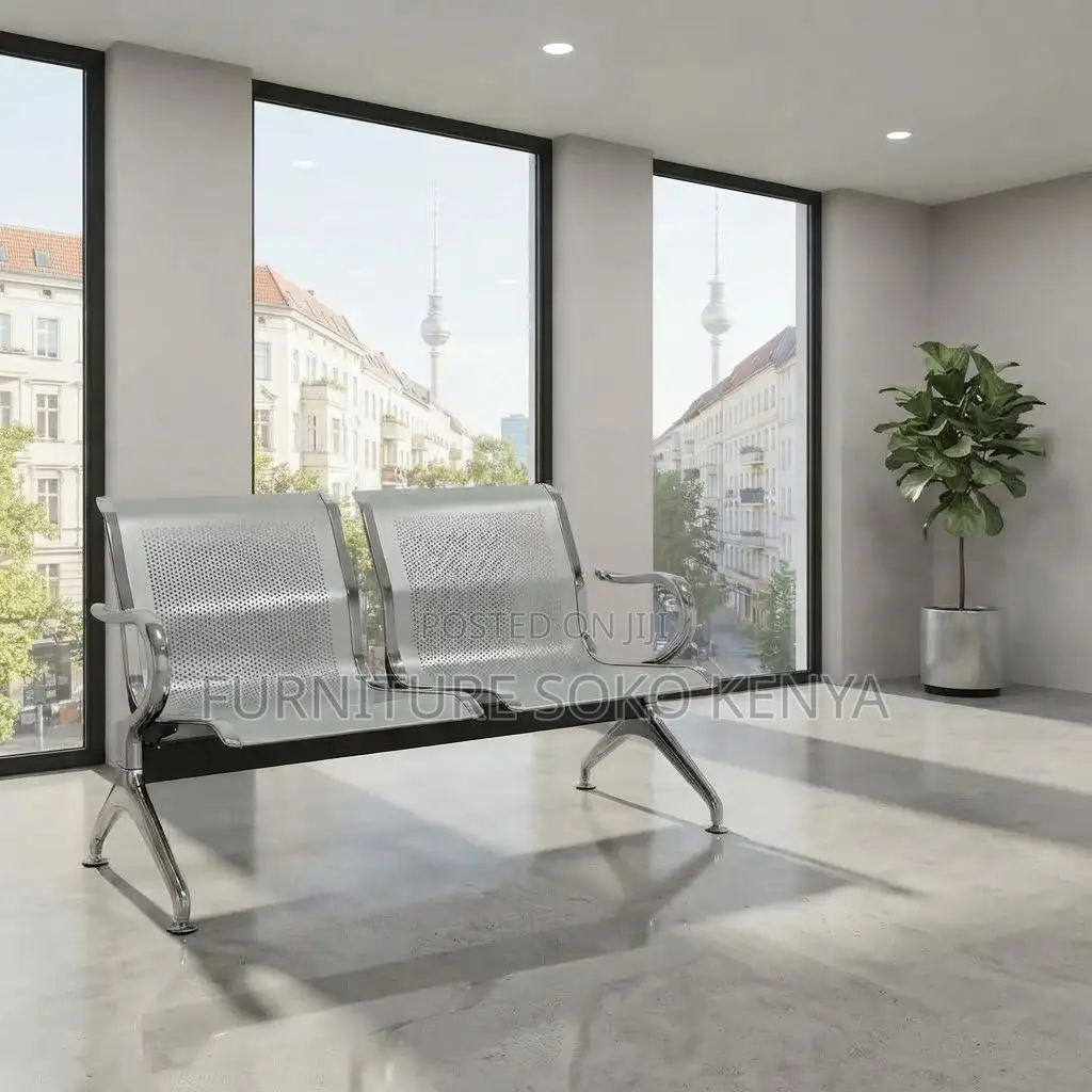Benches; 2-Seater Non Padded Waiting Bench