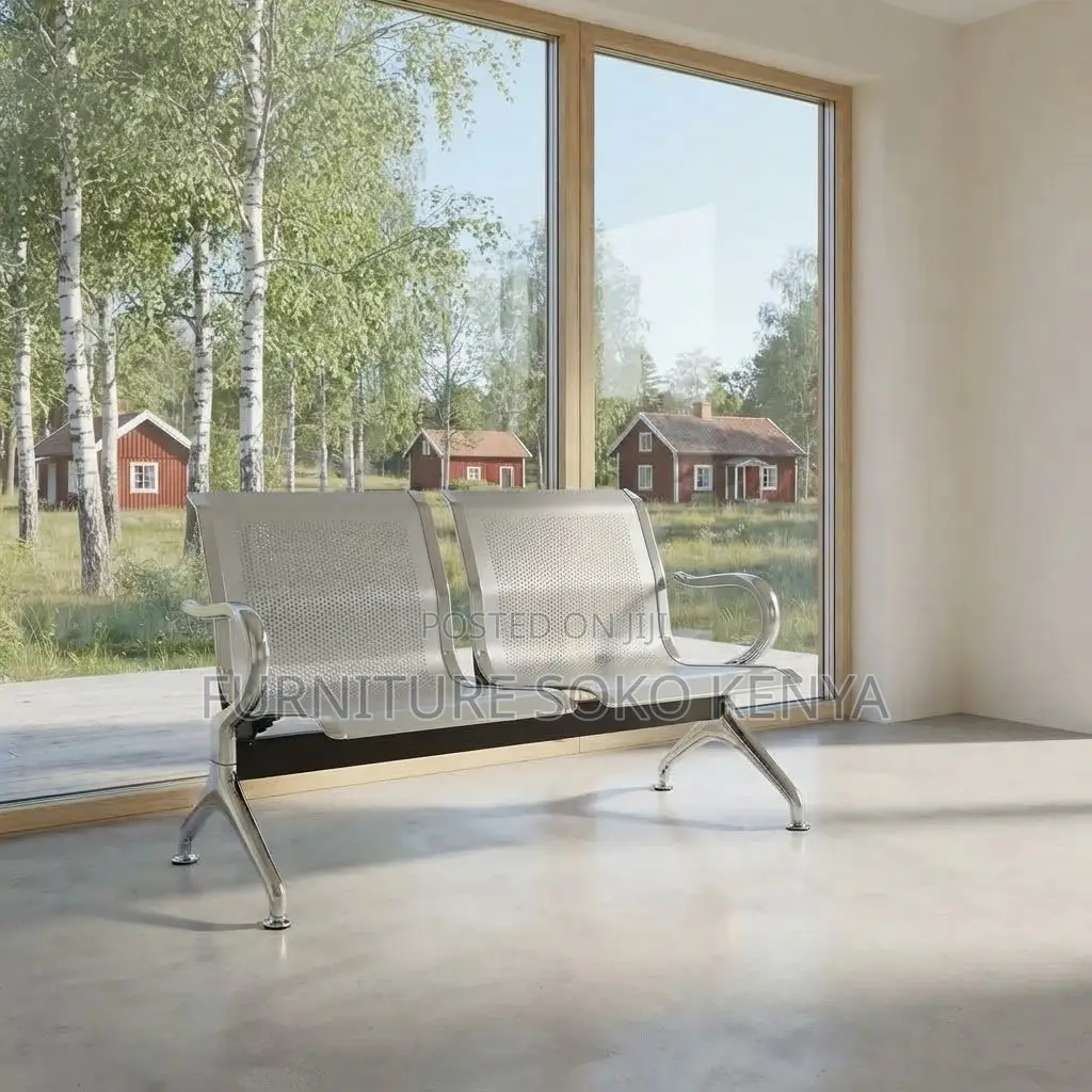 Benches; 2-Seater Non Padded Waiting Bench