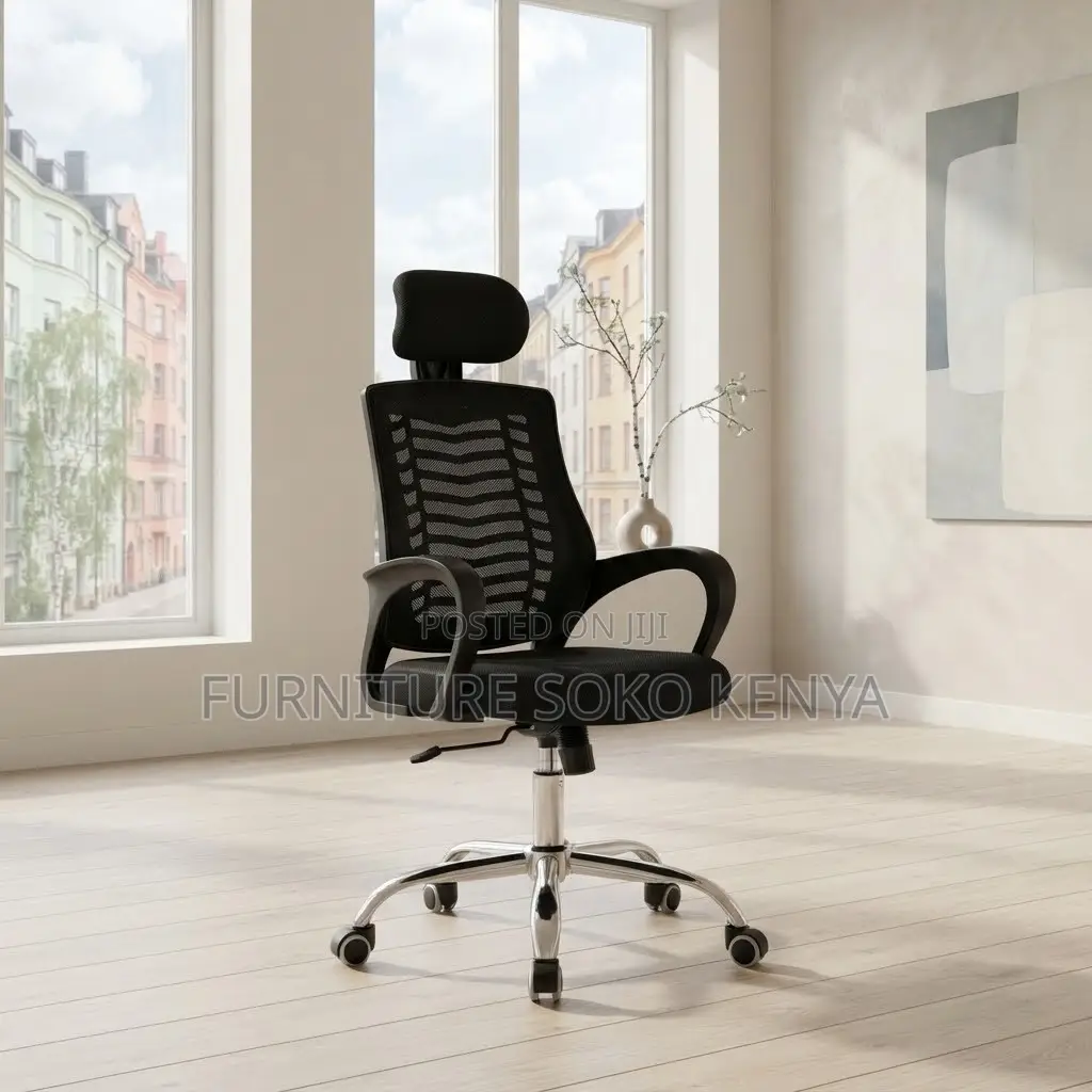 Office Chairs: Swivel Chair With Headrest for Home Office