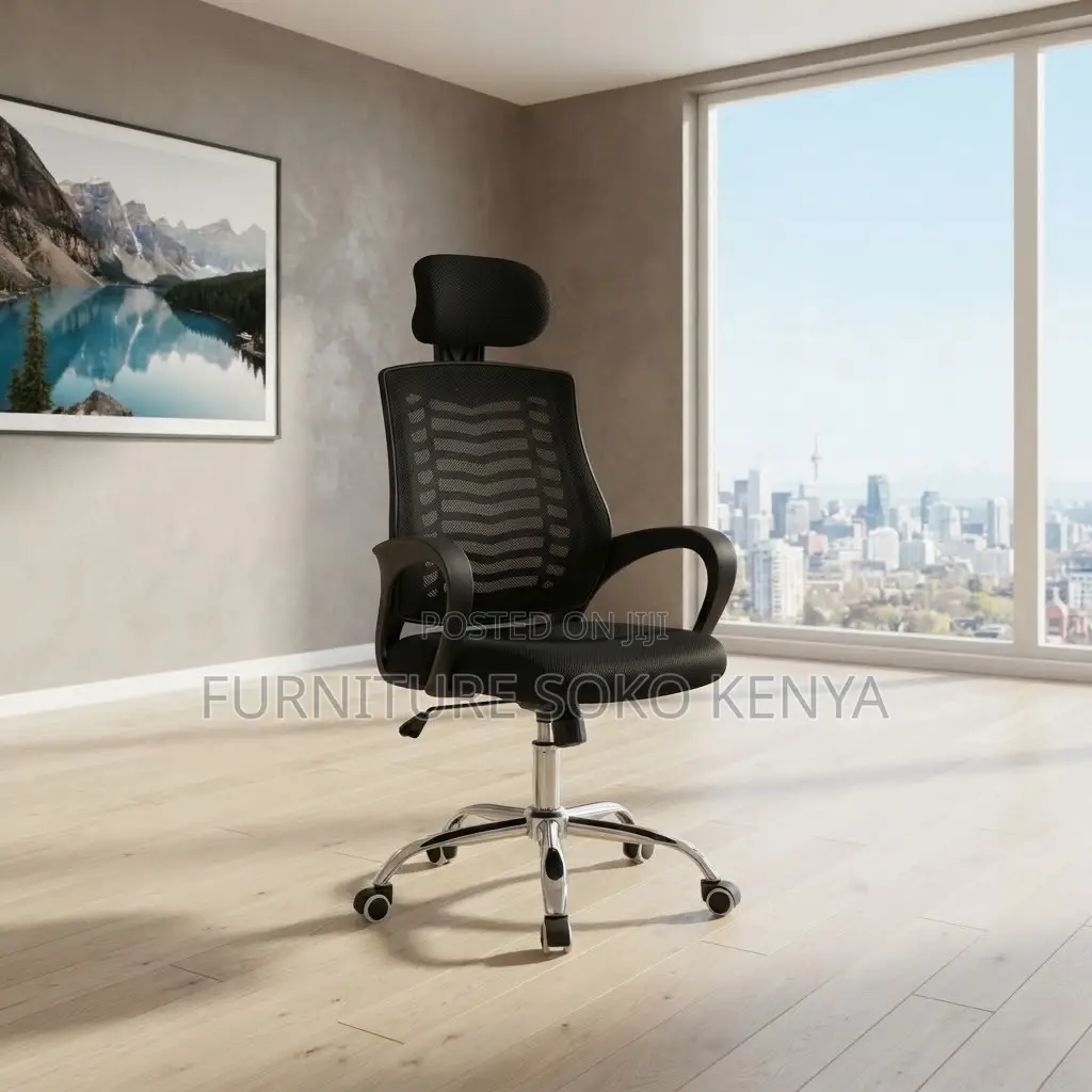 Office Chairs: Swivel Chair With Headrest for Home Office