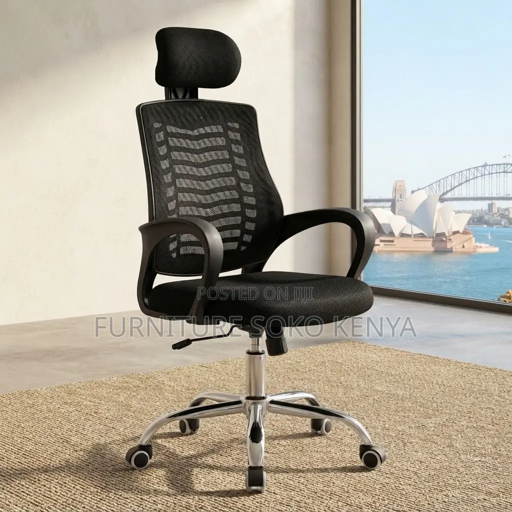 Office Chairs: Swivel Chair With Headrest for Home Office