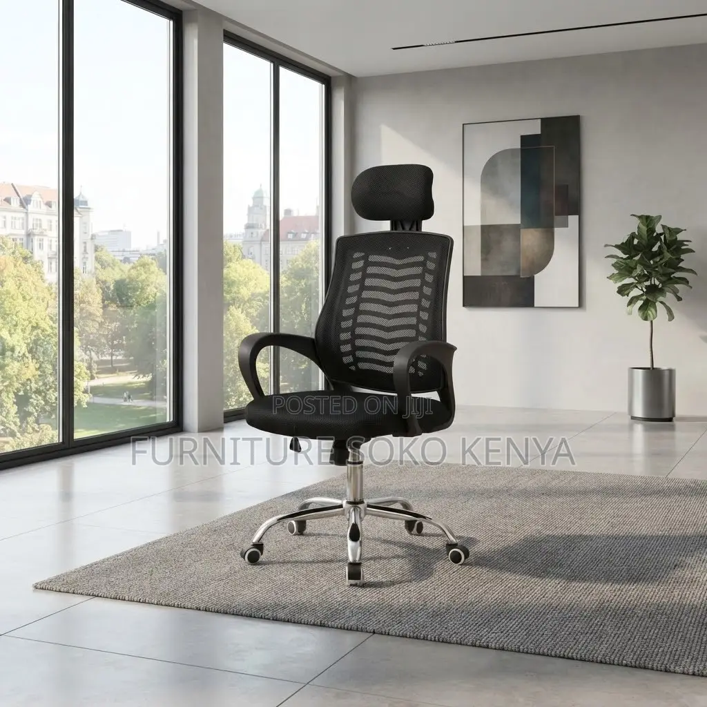 Office Chairs: Swivel Chair With Headrest for Home Office