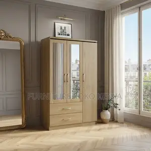 Ward Robe: Bedroom Wardrobe 3 Door 1drawer With Mirror