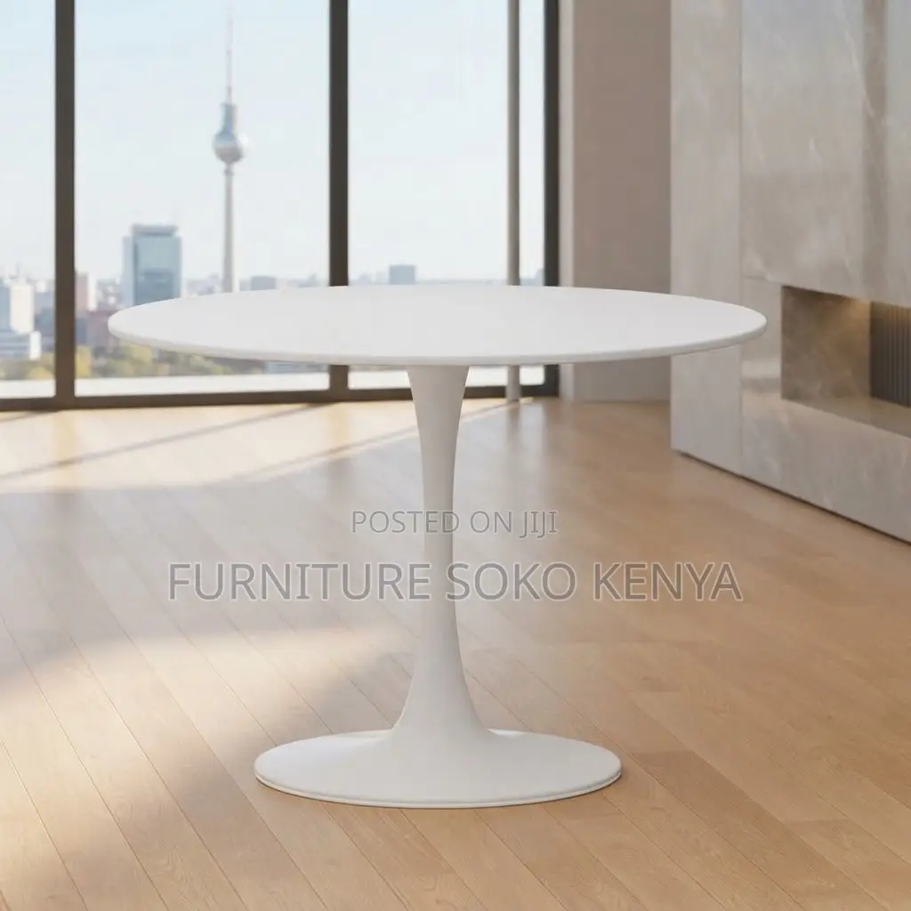 Coffee Table: White Marble Top Accent End Table