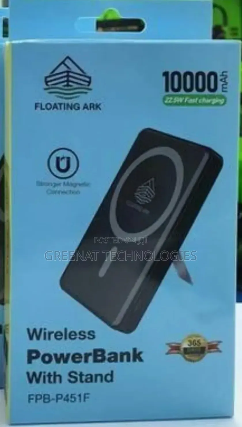 Floating Ark Enejacket 10000mAh 22.W Wireless Power Bank Stand