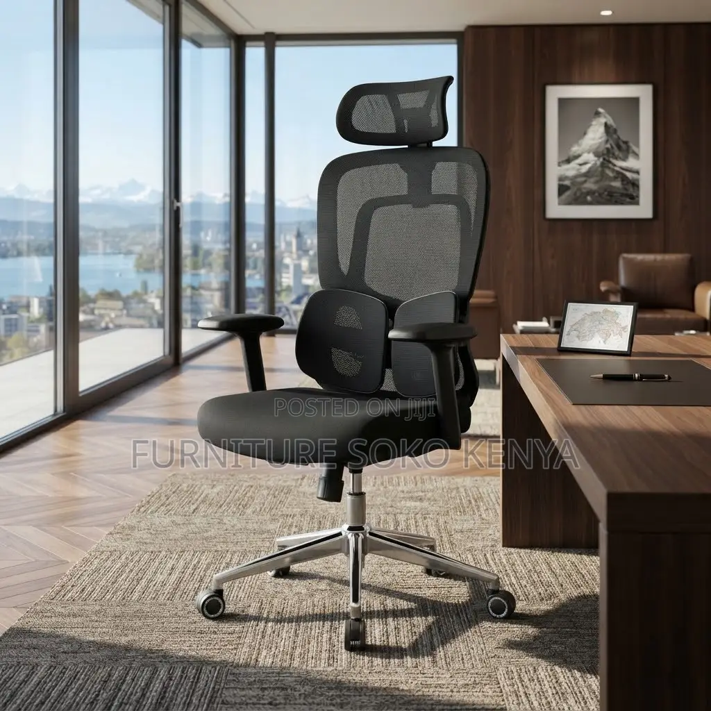 Office Chairs; Ergonomic Orthopedic High-Back Manager's Chair