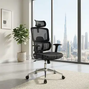 Office Chairs; Orthopedic High Back Boss Desk Seat.