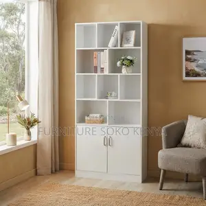 Office Cabinet; Office Wooden Mid Century Book Shelf