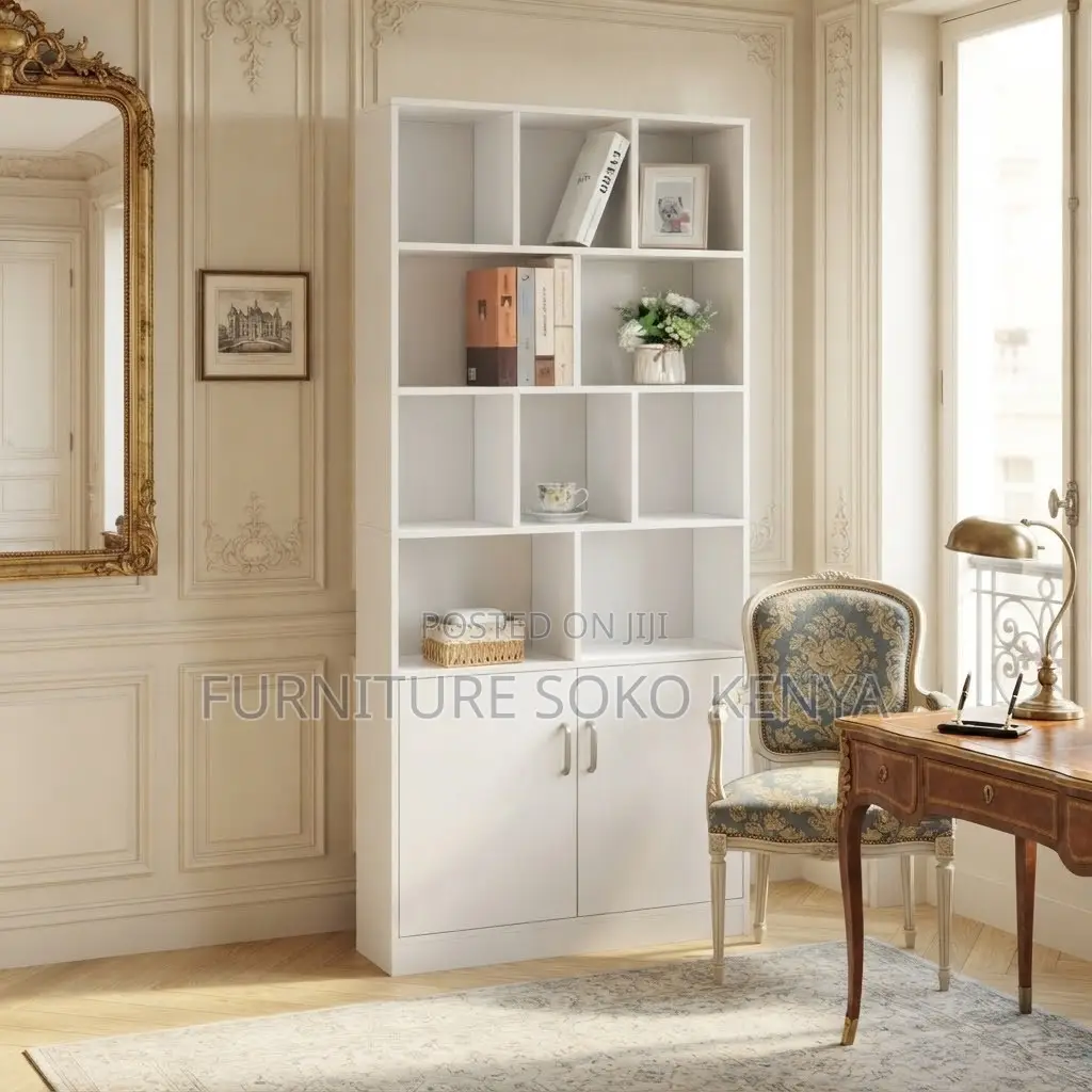 Office Cabinet; Office Wooden Mid Century Book Shelf