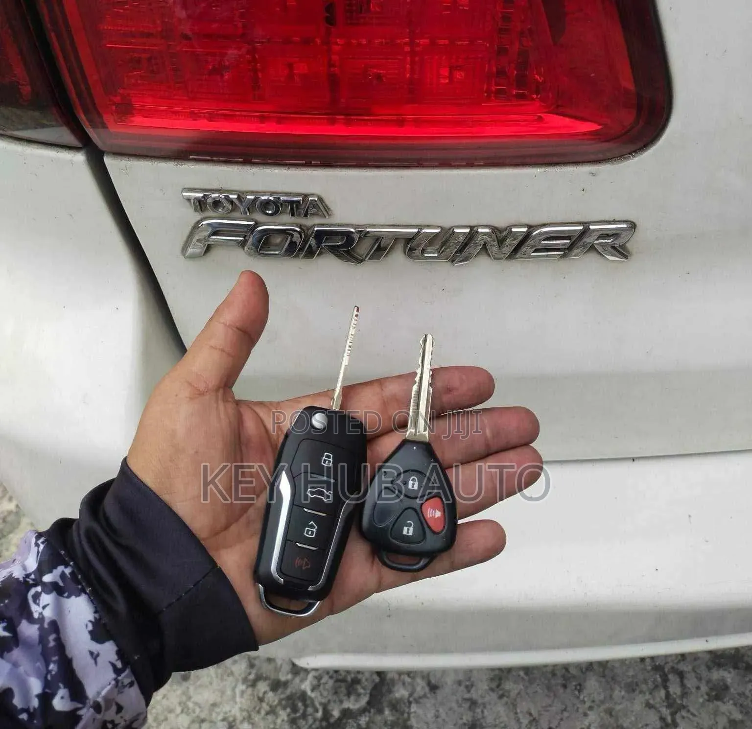 Toyota Fortuner Spare Keys