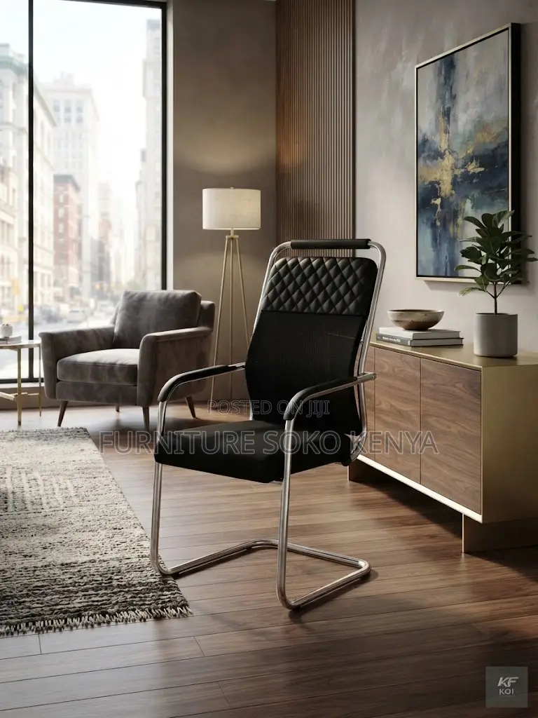 Office Chairs; Ergonomic Non-Adjustable Guest Chair.