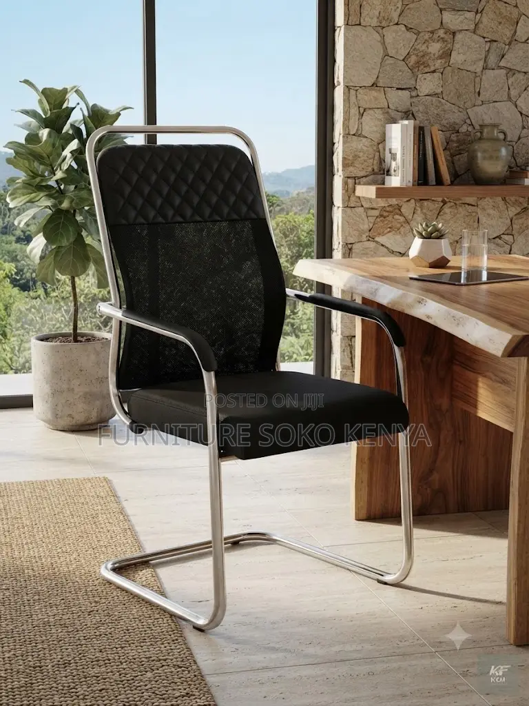 Office Chairs; Ergonomic Non-Adjustable Guest Chair.