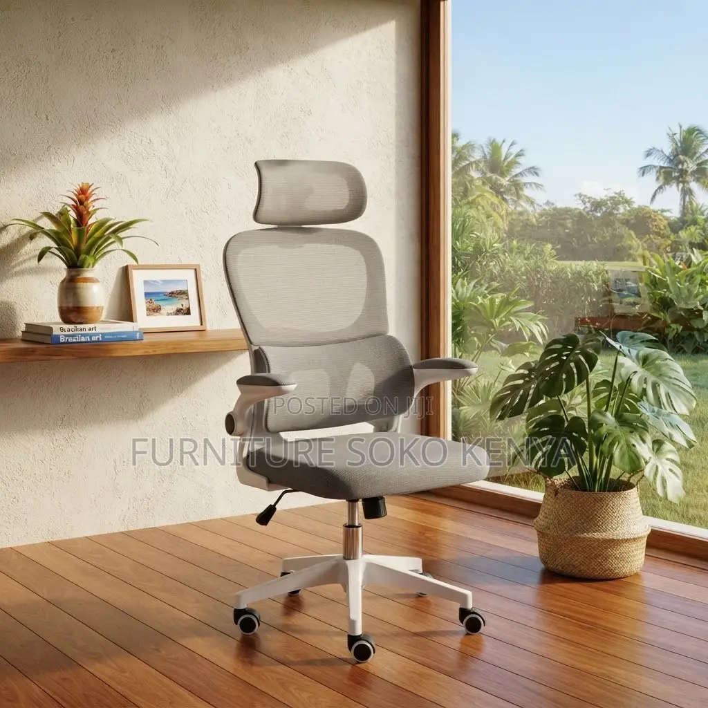Office Chairs; White Ergonomic Orthopedic Mesh Office Chair