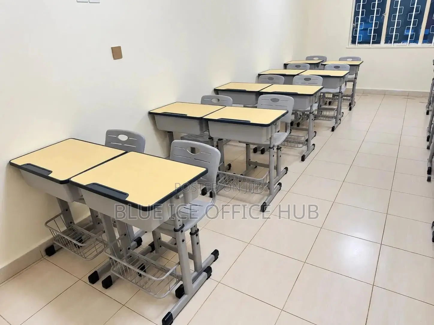 Single Student School Desk and Chair – Classroom Furniture Kenya