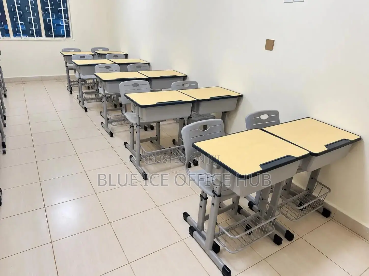 Single Student School Desk and Chair – Classroom Furniture Kenya