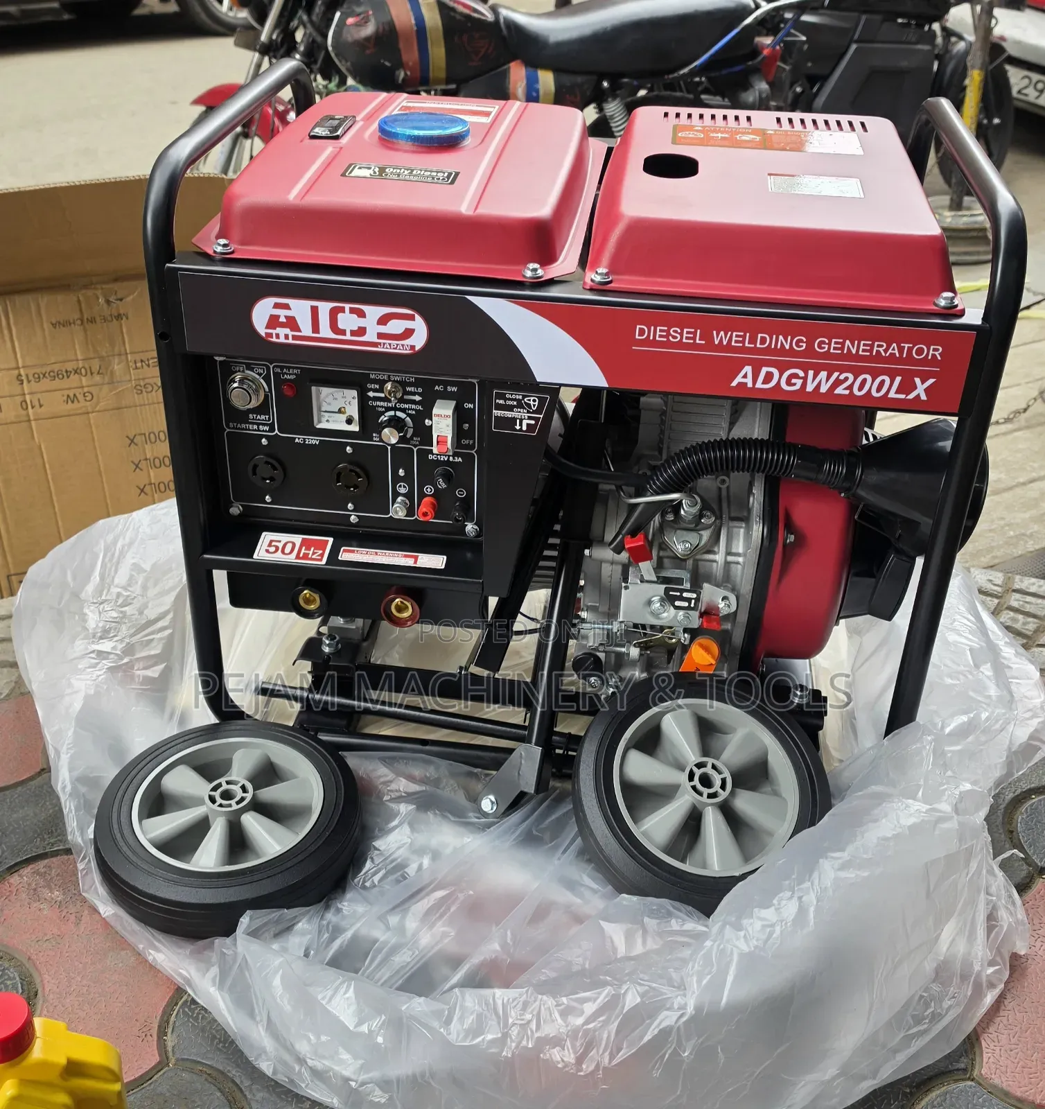 Aico Japan ADGW200LX Diesel Welding Generator 8kVA/200a Arc-Welding