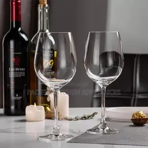 Nice One Glassware Wine Glasses Set – 6 Pieces 300ml Crystal Clear