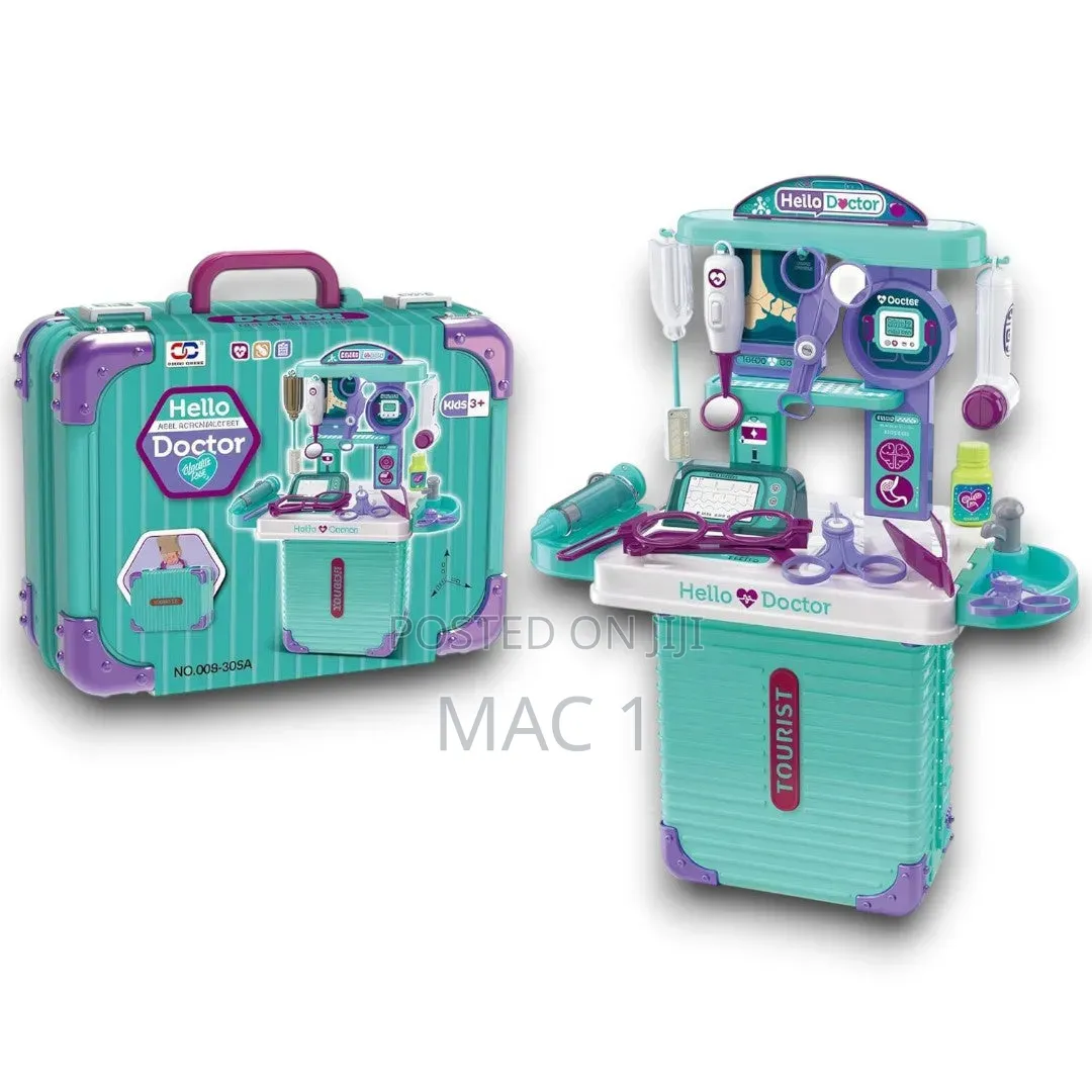 Kids Medical Doctor Set With Trolley Suitcase Case