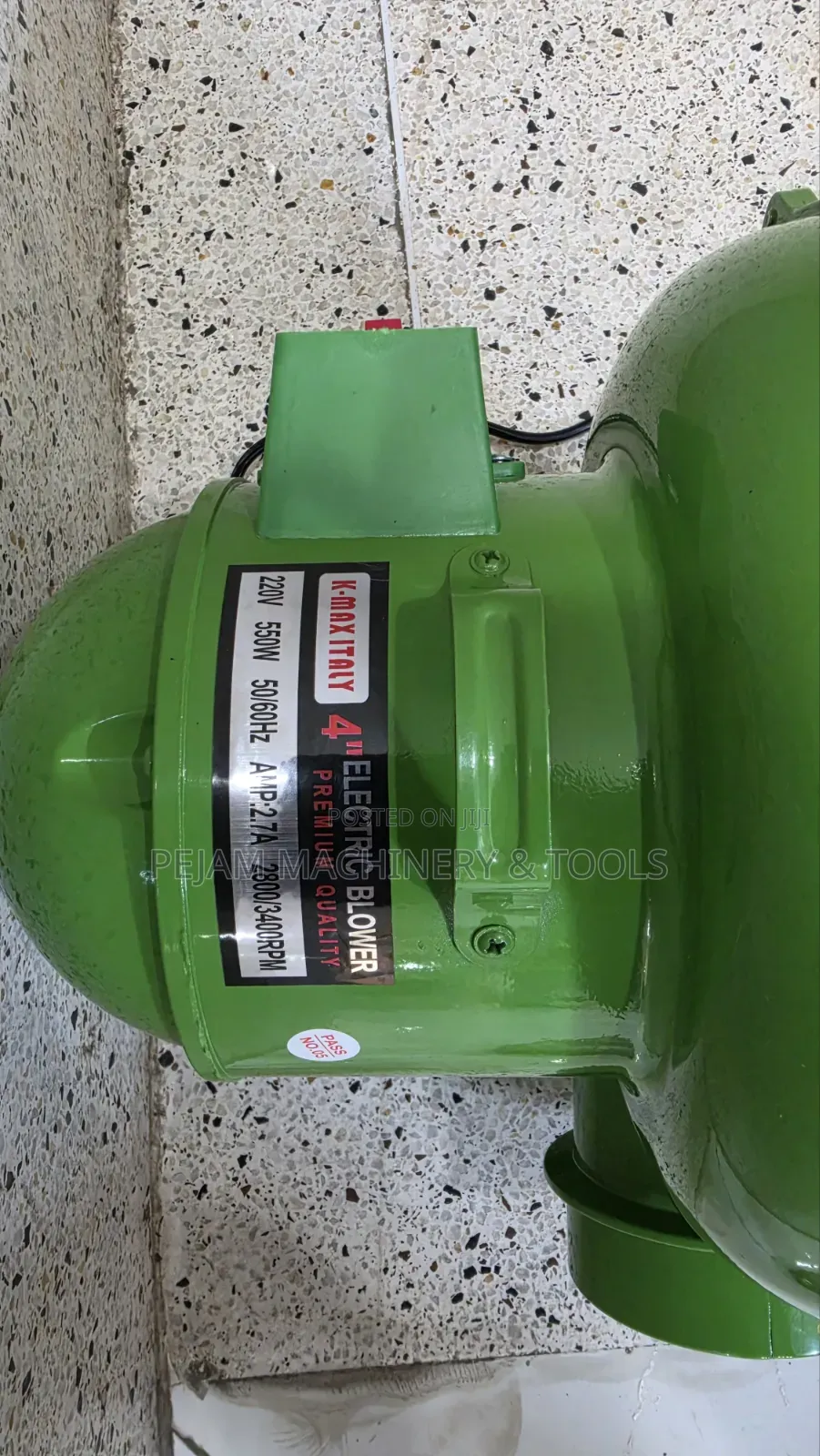 Premier Industrial Blower 4" 550W Electric