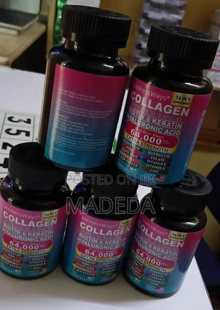 Collagen Biotin & Keratin Hyaluronic Acid 64000 Extra Strength