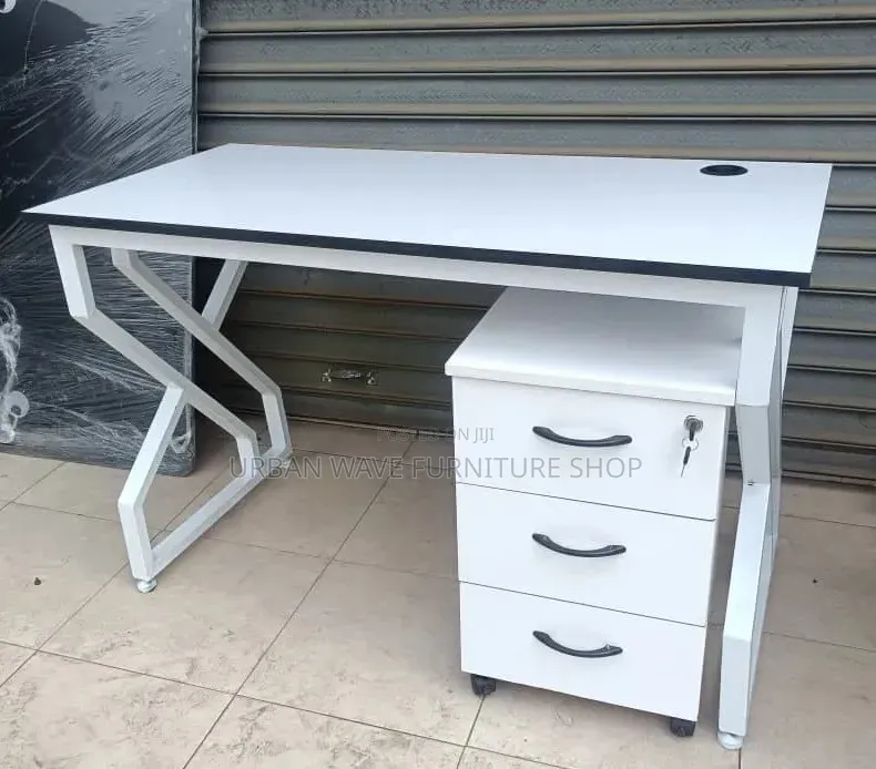 Office Desk With Side Drawers
