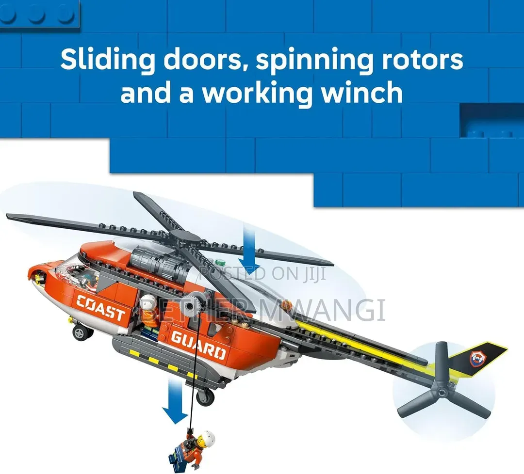 LEGO City Coast Guard Helicopter - Toy Building Set in Kenya