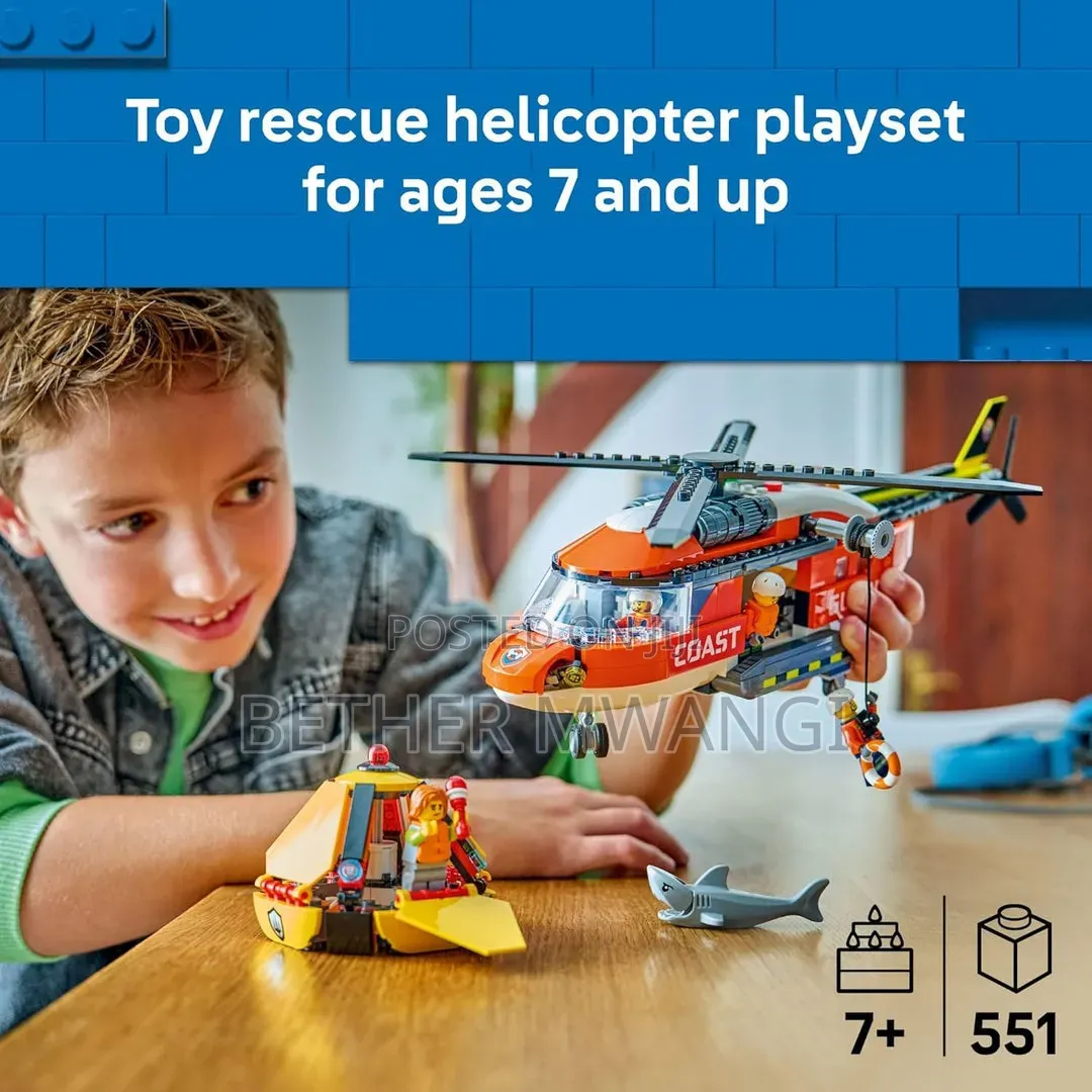 LEGO City Coast Guard Helicopter - Toy Building Set in Kenya