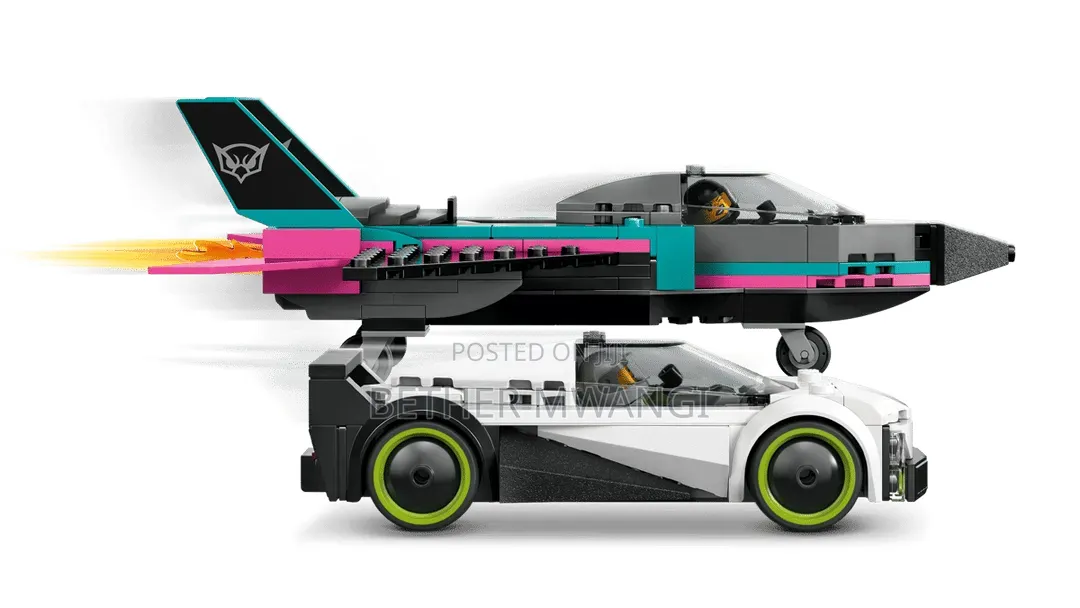 LEGO City Jet vs. Car – Jet and Supercar Racing Playset in Kenya