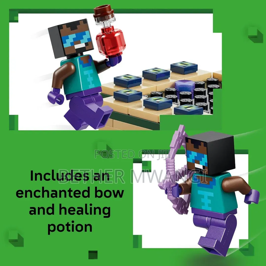 LEGO Minecraft Nether & End Portal Journey in Kenya